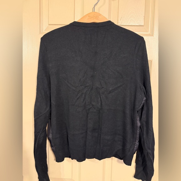 Vintage Ralph Lauren Black Silk-Cashmere Blend Cardigan size M - Picture 4 of 4